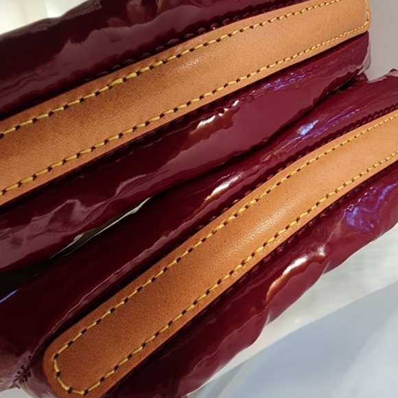 nwt MZ Wallace Medium Colorblock Cranberry & Dawn Lacquer Tote Bag - Picture 6 of 9